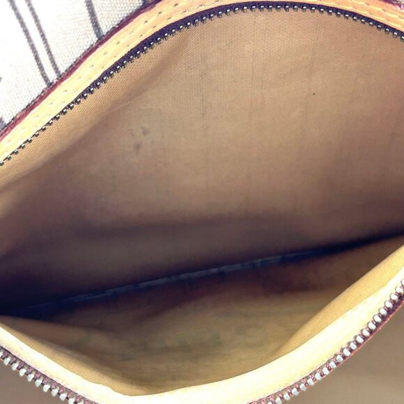 Authentic Louis Vuitton Neverfull PM Monogram Tote Shoulder Bag Brown Tan LV - Picture 12 of 15